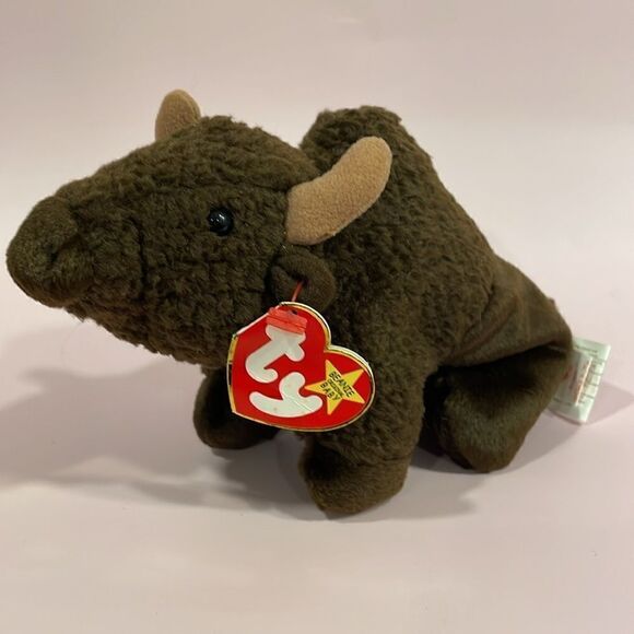 Roam 1998 Ty Beanie Baby Brown Bison (Retired) in excellent condition 9”… - Picture 6 of 10